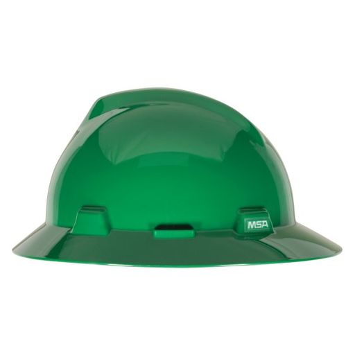 MSA Full Brim Hard Hat [GREEN] VSH Guyana